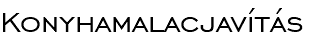 Konyhamalacjavítás